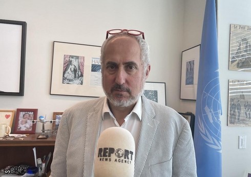 Стефан Дюжаррик ответил на вопрос о визите генсека ООН в Карабах