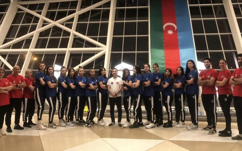Сборная Азербайджана отправилась в Литву для участия в чемпионате EEVZA