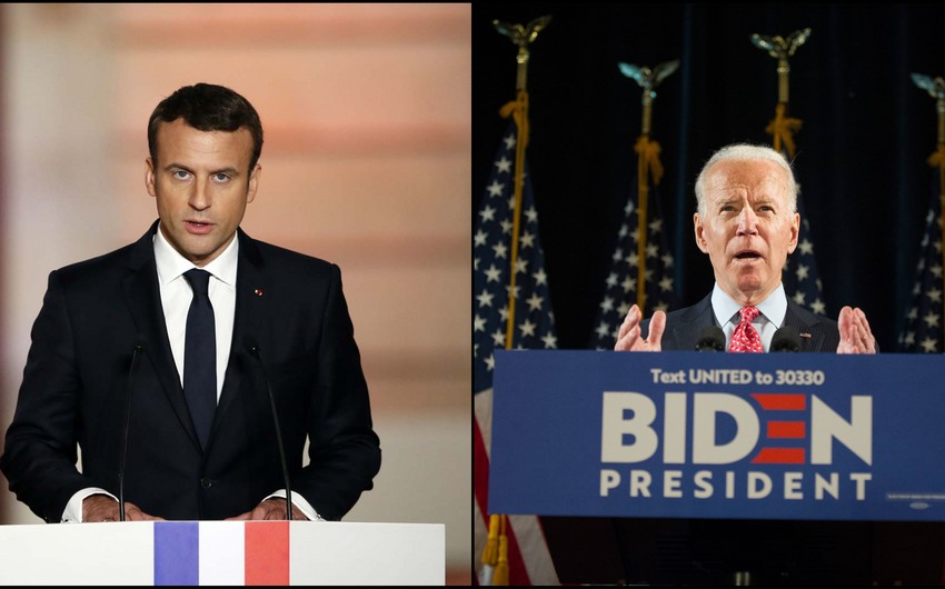 Joe Biden, Emmanuel Macron discuss Iran 