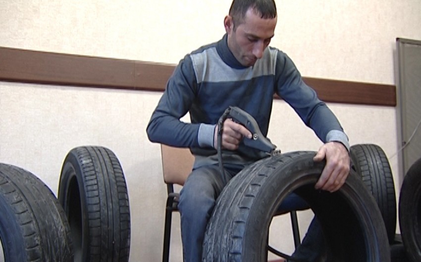 В Баку задержан мужчина, занимавшийся продажей просроченных автомобильных шин
