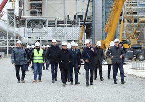 Представители итальянской компании побывали на строящейся в Мингячевире электростанции