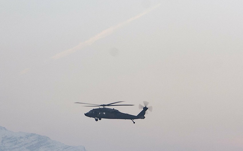 В Афганистане упал военный вертолет
