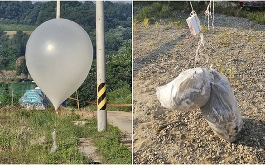 North Korea reportedly sends balloons carrying excrement into South