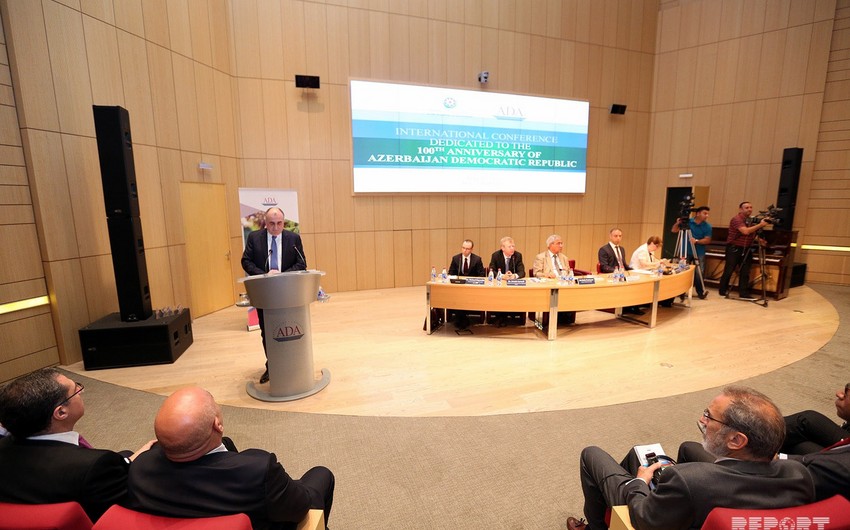 Baku hosts international conference dedicated to 100th anniversary of Azerbaijan Democratic Republic