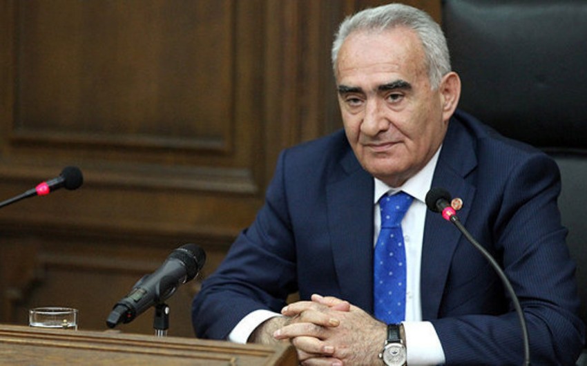 ​Ermənistan parlamentinin sədri xəstəxanaya yerləşdirilib