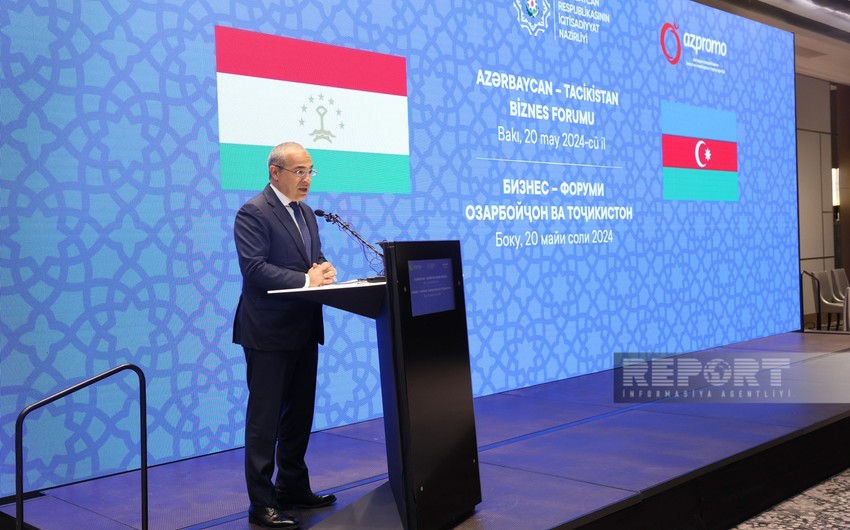 Minister: Economic co-op between Azerbaijan and Tajikistan should be raised to level of political ties