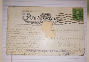 Американка получила отправленную 100 лет назад по почте открытку