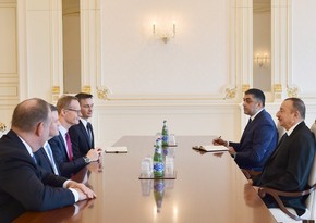 President Ilham Aliyev received CISCO Senior Vice-President - UPDATED