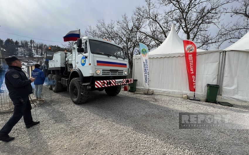 По дороге Ханкенди-Лачын беспрепятственно проехали 57 автомобилей миротворцев 