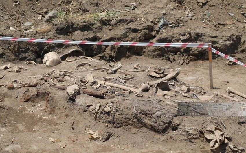 Mass burial site found in Aghdam