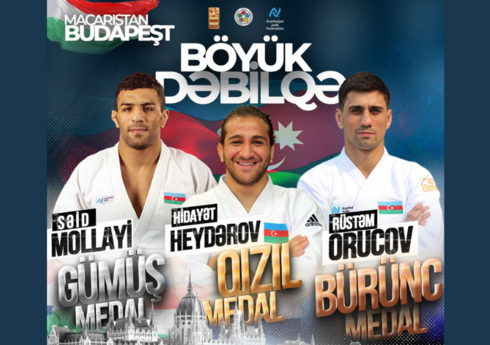 Азербайджанские дзюдоисты завершили турнир Большого шлема с 3 медалями