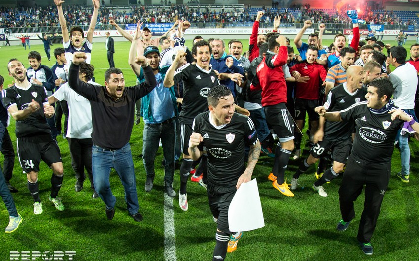 Карабах досрочно стал чемпионом Азербайджана по футболу - ФОТО