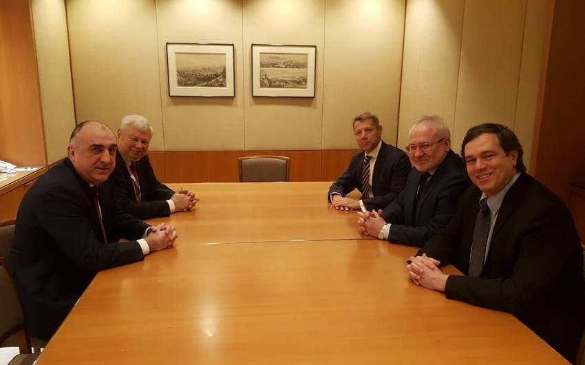 Meeting between Azerbaijan's Foreign Minister and OSCE Minsk Group co-chairs underway in Milan