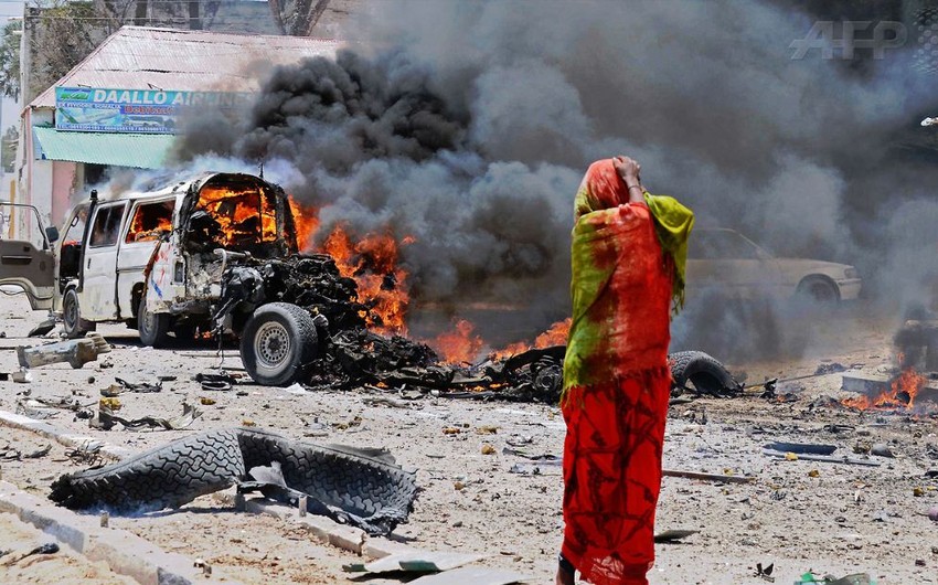 Somalidə terrorçuların hücumu nəticəsində 25-dən artıq hərbçi ölüb
