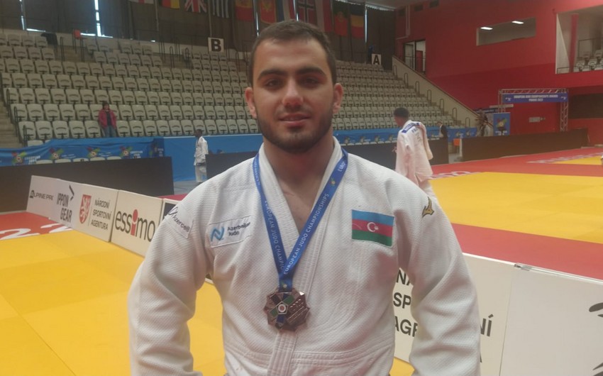 Azərbaycan cüdoçusu: Avropa çemionatında ilk medalımı qazandığım üçün şadam
