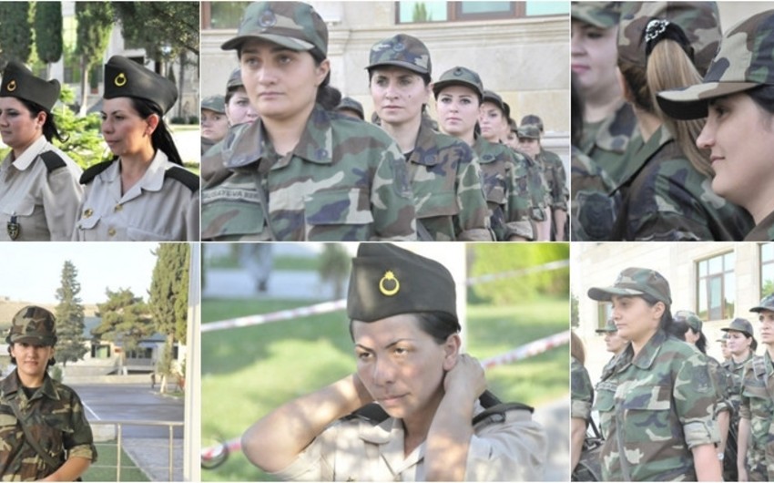 В этом году в ряды ВС Азербайджана принято более 300 женщин