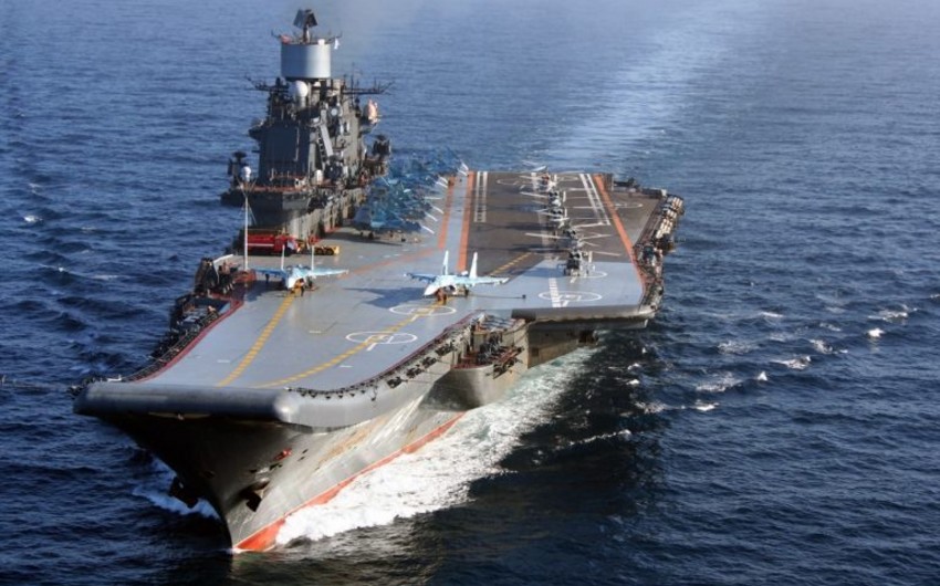Admiral Kuznetsov gəmisi Suriyaya zərbə endirməyə hazırlaşır