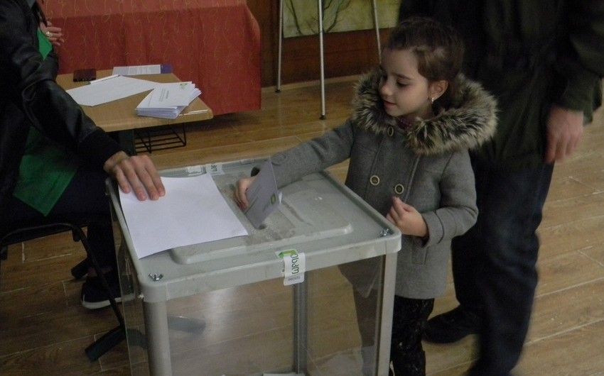 Президентские выборы в Грузии - ФОТОРЕПОРТАЖ