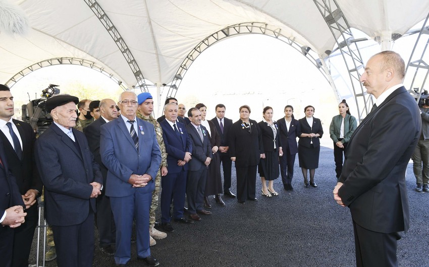 Azerbaijani President: After many years we all experienced joy of this victory