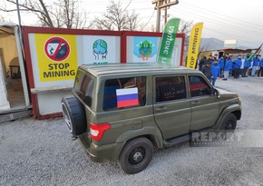 71 vehicles of Russian peacekeepers move freely along Khankandi-Lachin road