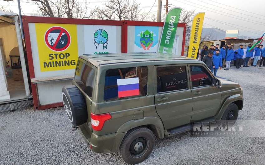 71 vehicles of Russian peacekeepers move freely along Khankandi-Lachin road
