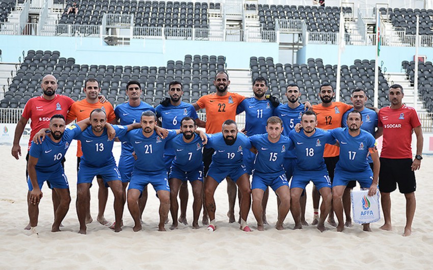 Сборная Азербайджана по пляжному футболу вновь проиграла Ирану