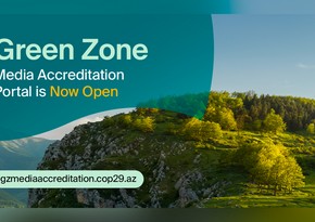 Media accreditation portal for COP29 Green Zone launched 