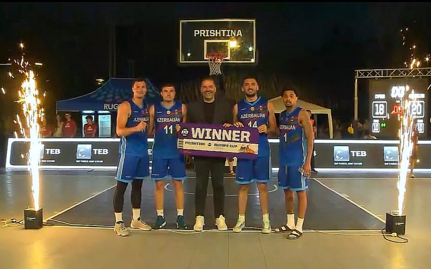 Мужская сборная Азербайджана по баскетболу вышла в финал Кубка Европы