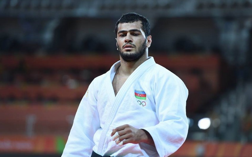 Azerbaijani judoka Elmar Gasimov makes his way to Grand Slam final