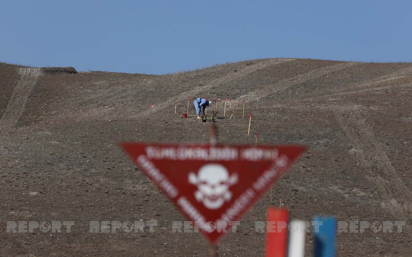 В прошлом месяце на освобожденных территориях обнаружены 32 противопехотные мины