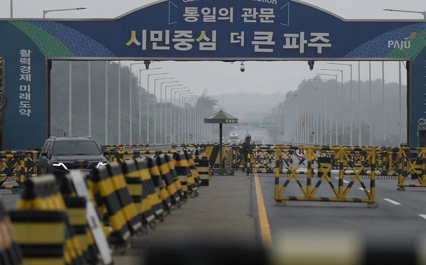 N. Korea installing unidentified structures on disconnected inter-Korean road