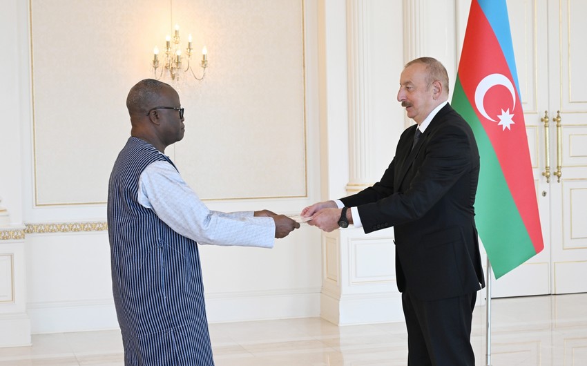 President Ilham Aliyev accepts credentials of incoming ambassador of Burkina Faso to Azerbaijan