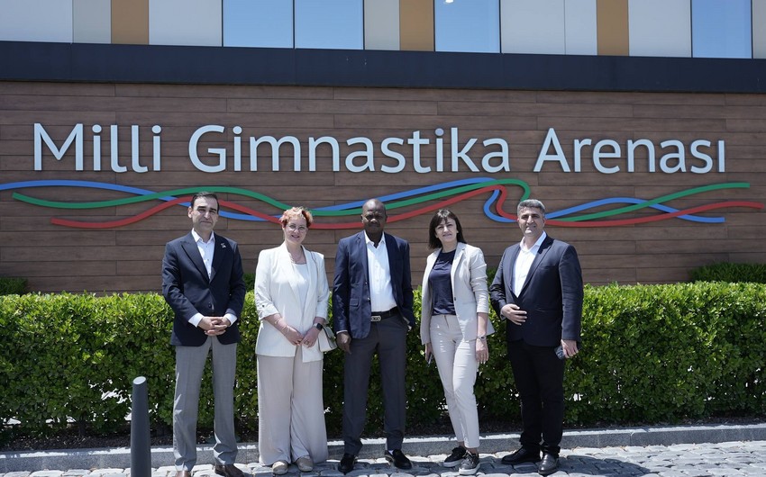 Youth and Sports Minister of Chad visits National Gymnastics Arena in Baku
