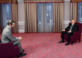 Президент Ильхам Алиев в Брюсселе дал интервью итальянской газете İl Sole 24 Ore