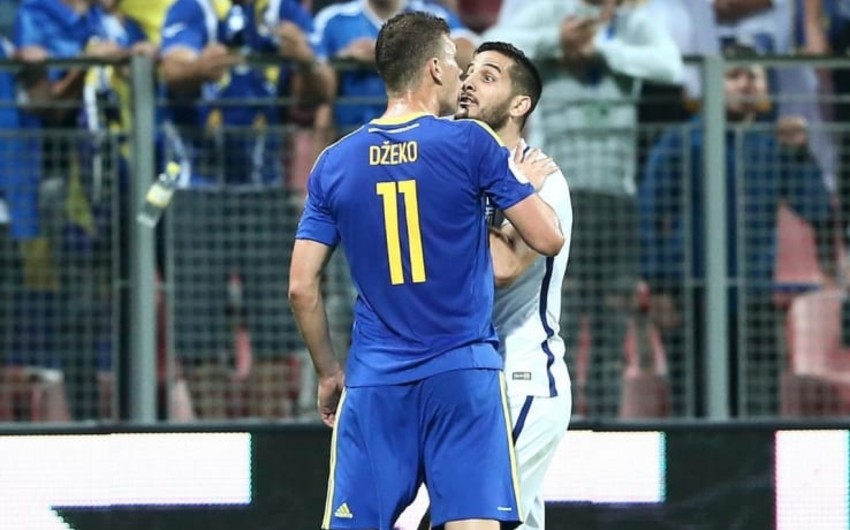 Bosniya və Herseqovina - Yunanıstan oyunundan sonra komandalar arasında dava düşüb - VİDEO