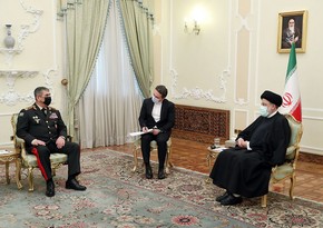 Iranian president meets visiting Azerbaijani defense minister