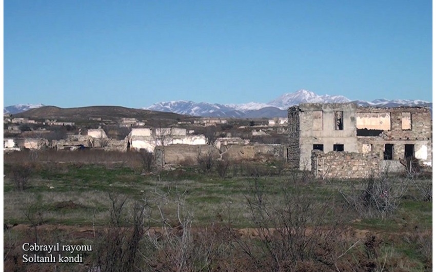Video footage from Soltanli village of Jabrayil region