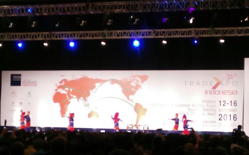 Azərbaycanlı biznesmenlər Cakartada Trade Expo Indonesia sərgisində iştirak edirlər