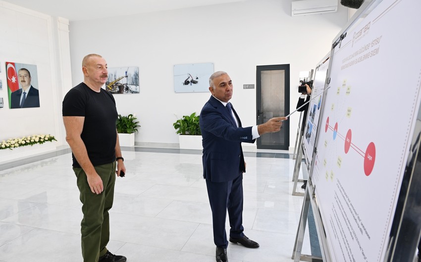 President Ilham Aliyev attends opening of Istisu substation in Kalbajar