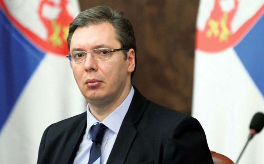 Vuçiç Serb Tərəqqi Partiyasının lideri vəzifəsindən istefa verəcəyini açıqlayıb