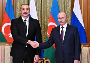 Azerbaijani, Russian presidents discuss security and stability in South Caucasus