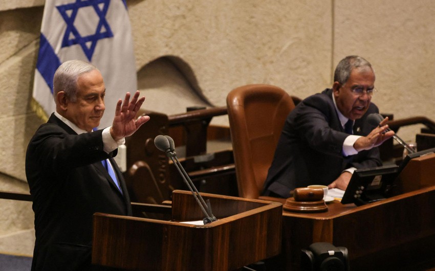 Knesset Netanyahunun yeni hökumətinə etimad üçün səs verib