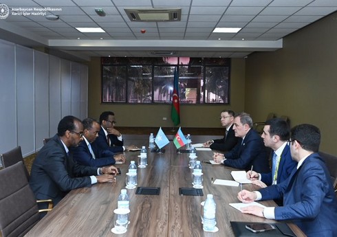 Байрамов обсудил с сомалийским коллегой сотрудничество в рамках ДН