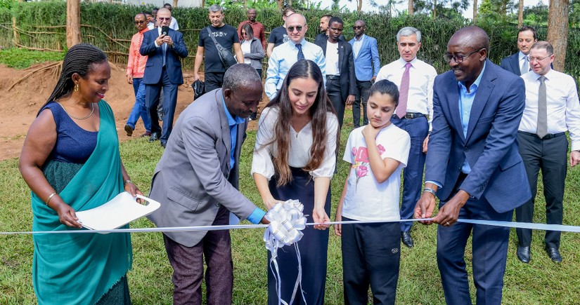 Heydar Aliyev Foundation supports access to water for Rwandan school