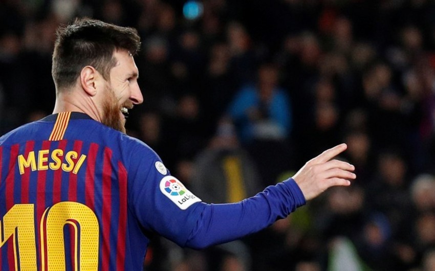 Messi 11 mövsümdə ardıcıl 20 qolla İspaniya çempionatında rekorda imza atıb