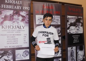 Georgian youth joined campaign to collect signatures for 'Justice for Khojaly'