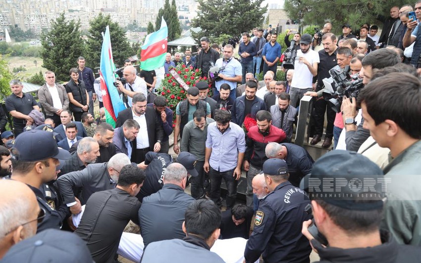 Erməni terroru nəticəsində həlak olan polis serjantı dəfn olunub - YENİLƏNİB-2