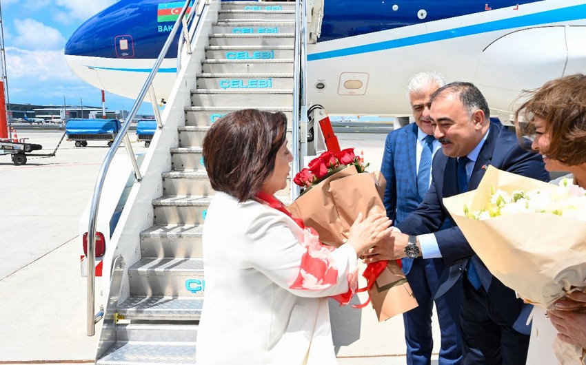 Сахиба Гафарова прибыла с рабочим визитом в Турцию
