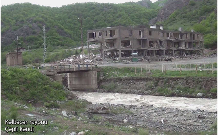 Footage from liberated Chapli village of Azerbaijan's Kalbajar district