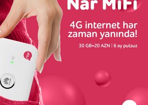 Those purchasing “Nar MiFi” bundle to get up to 6 months of free internet